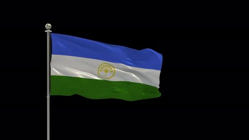 Realistic Waving Flag Animation Element