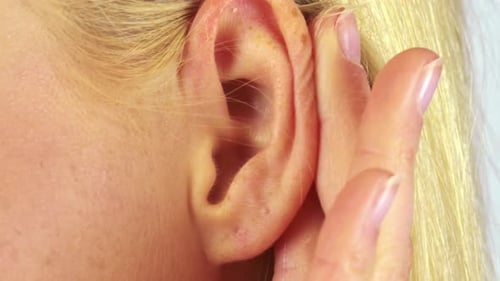 Close Up of Woman's Ear