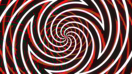 Rotation of Twisted Redwhite Rings VJ Loop