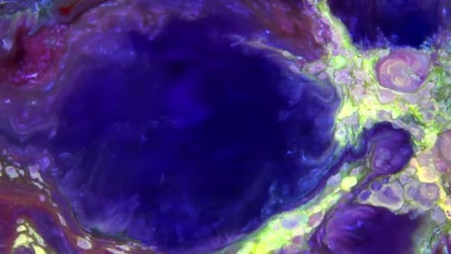 Abstract Swirling Colors and Paint Background