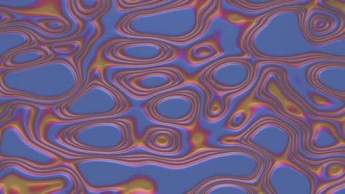 4K-Videoanimation. Welliger abstrakter animierter Hintergrund. Endlose Schleife