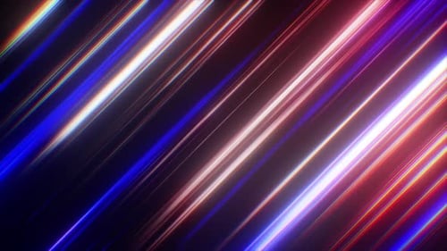 Seamless Abstract Glowing Light Trails Background Loop