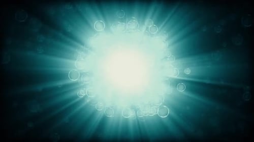 Glowing Particles Motion Background