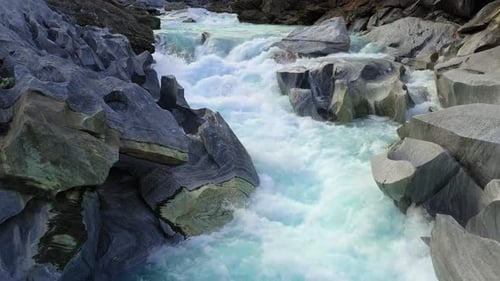 Beautiful Norwegian Mountain River