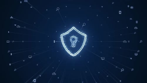 Technology Security Concept.