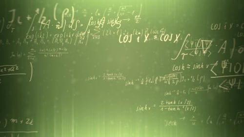 Présentation des formules mathématiques avec symboles, chiffres et lettres.