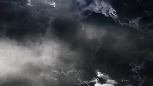 Dark Storm Clouds Moving across the Sky