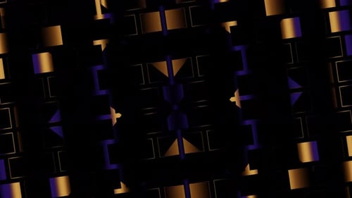 Abstract swirling multicolored bricks background