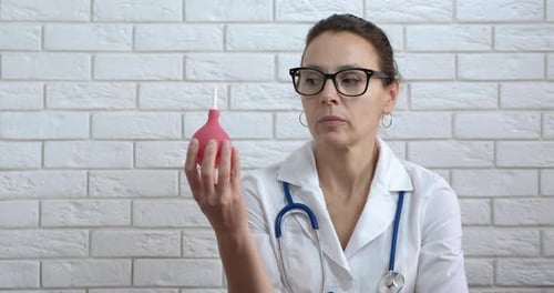 Nurse with Enema