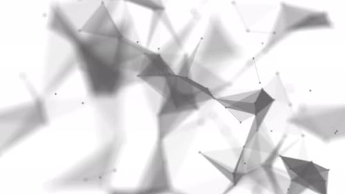 Black and White Futuristic Network