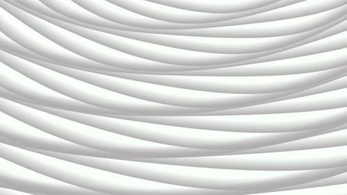 White Color Geometric Stripes Background Animation