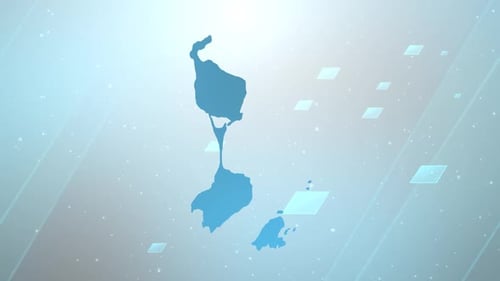 Digital Map Outline Reveal Animation for Global Presentations