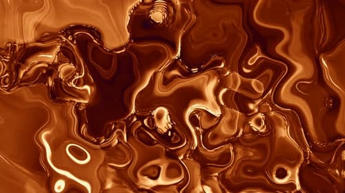 Abstract Golden Brown Liquid Flowing Seamless Background