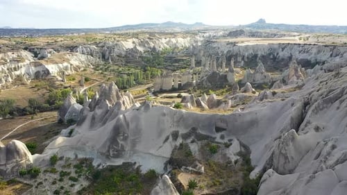 Paysages de Cappadoce photographiés sur un Drone, Turquie