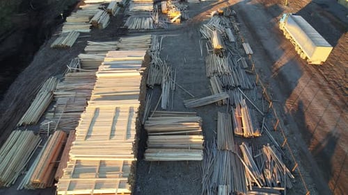 Building materials made of wood