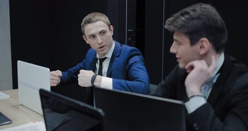 Business Partners Share Their Experiences in the Office