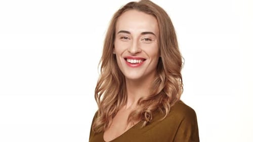 Smiling Young Adult Woman Portrait