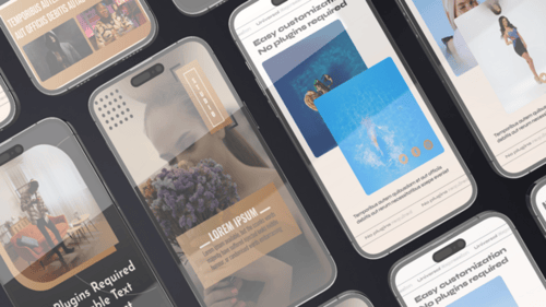 Modern Vertical Social Media Story Templates for Instagram Reels