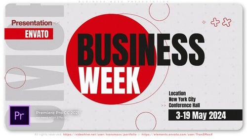 Modern Business Week Conference Presentation and Event Schedule