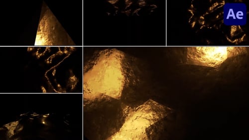 Golden Backgrounds for After Effects