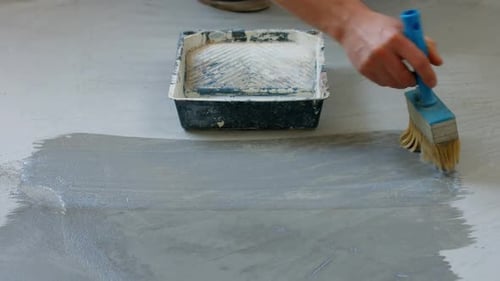 Builder Processing Concrete