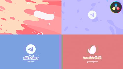 Liquid Shapes Logo Opener for DaVinci Resolve