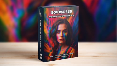 Twirl Corner Bounce RGB para Premiere Pro