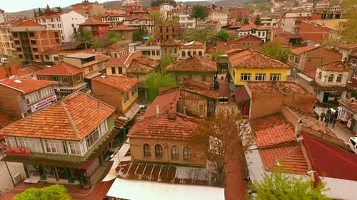 Aerial Drone Town