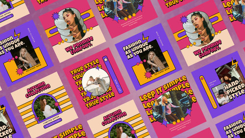 Lovely Fashion Instagram Post