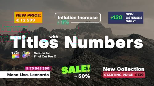 Titel mit Zahlen | FCPX