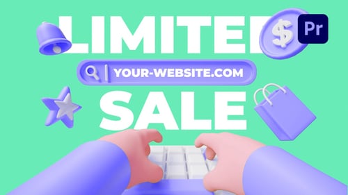 Cute 3D Sale Promo