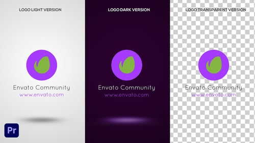 Colorful Spiral Particle Logo Reveal