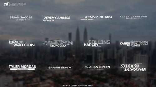 Pacote Lower Thirds//MOGRT