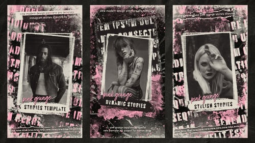 Pink Grunge Stories