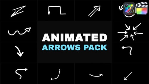 Hand Drawn Sketch Arrows Motion Graphics Pack