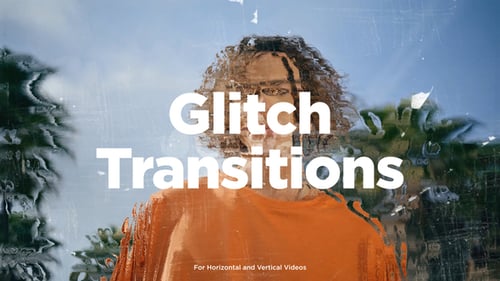 Dynamic Glitch Transitions Pack for Horizontal and Vertical Videos
