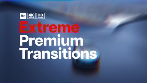 Extreme Dynamic Transitions Pack with Futuristic HUD Overlays