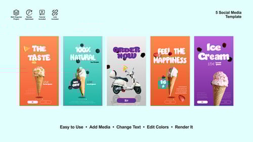 Ice Cream Instagram Stories