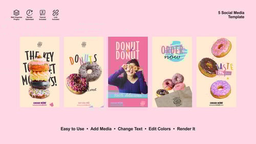 Donut Instagram Stories