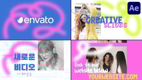 Abstract Creative Slides for After Effects