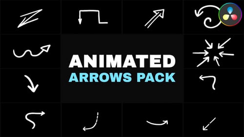 Animated Arrows Highlighters Pack | DaVinci Resolve