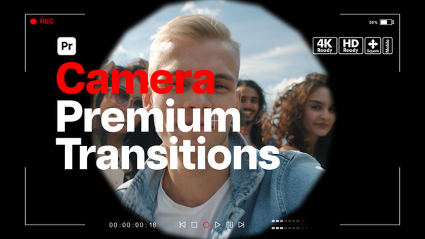 Premium Transitions Camera for Premiere Pro, Elements ft. premiere pro ...