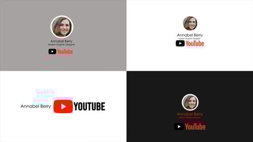 YouTube Channel Subscribe Button and Logo Intro Animations