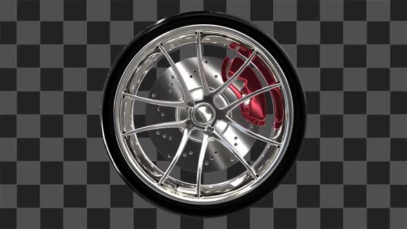 Wheel Rotation, Overlays Motion Graphics ft. auto & drive - Envato