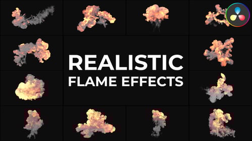Realistic Flame Effects for DaVinci Resolve