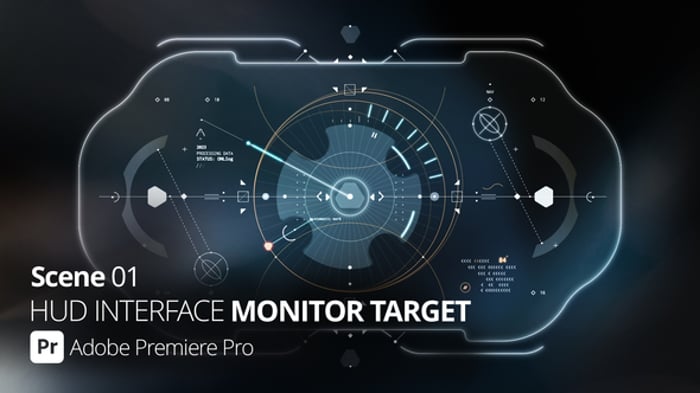 HUD Interface Monitor Target 01 Pr, Infographics ft. hud screen & hud ...
