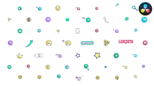 UI Icons Pack for DaVinci Resolve