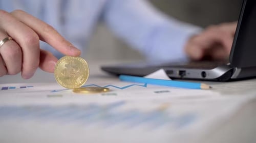 Bitcoin nas mãos de um empresário