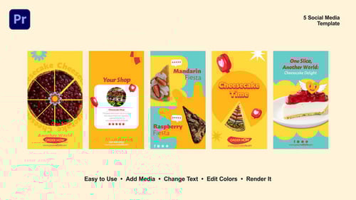 Cheescake Instagram Stories