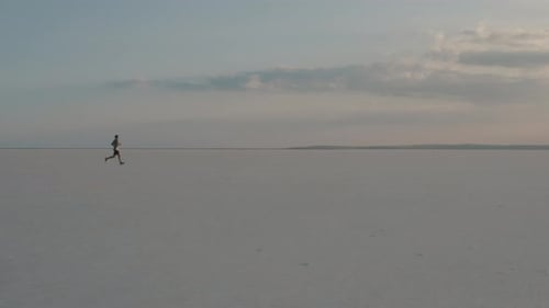 The Man Running in Salt Lake